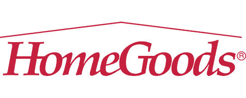 HomeGoods logo in red